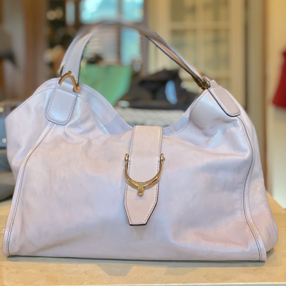 GUCCI Calfskin Blush/Light Pink Shoulder Bag